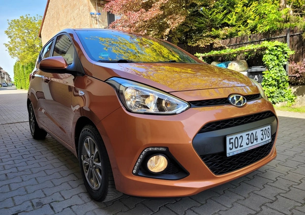 Hyundai i10 cena 34900 przebieg: 75380, rok produkcji 2015 z Warszawa małe 529